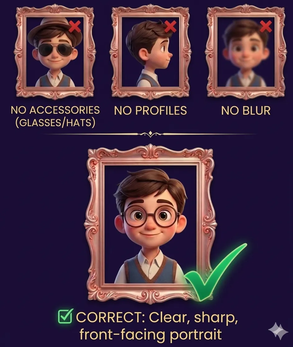 Upload photo guide
